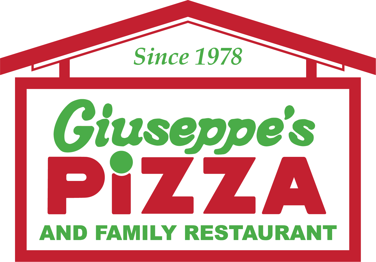 Guiseppe's pizza and family restaurant.